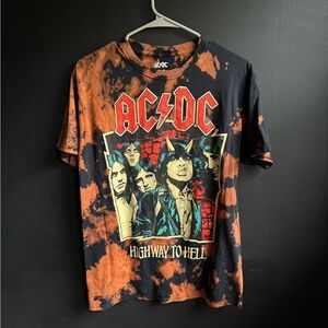 AC/DC Highway To Hell Bleached Tshirt